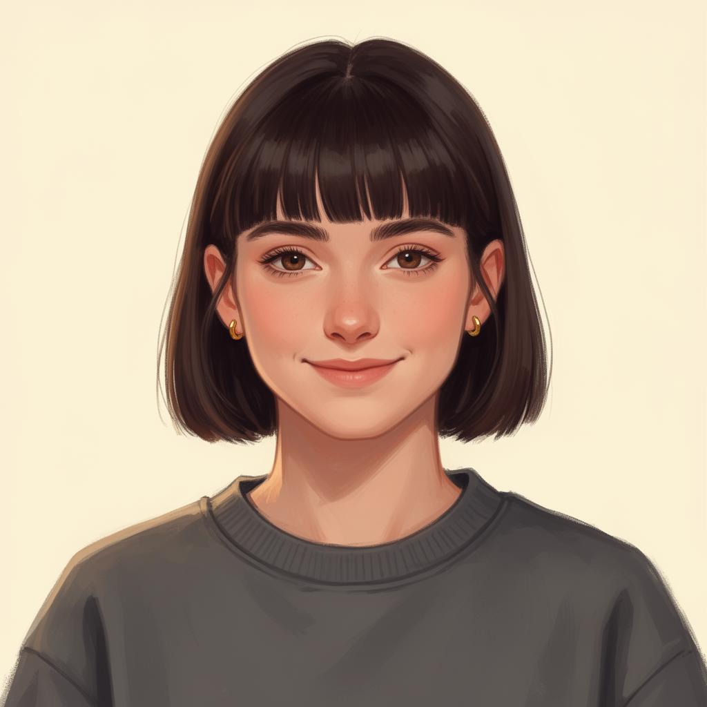 Molly · Blunt bangs